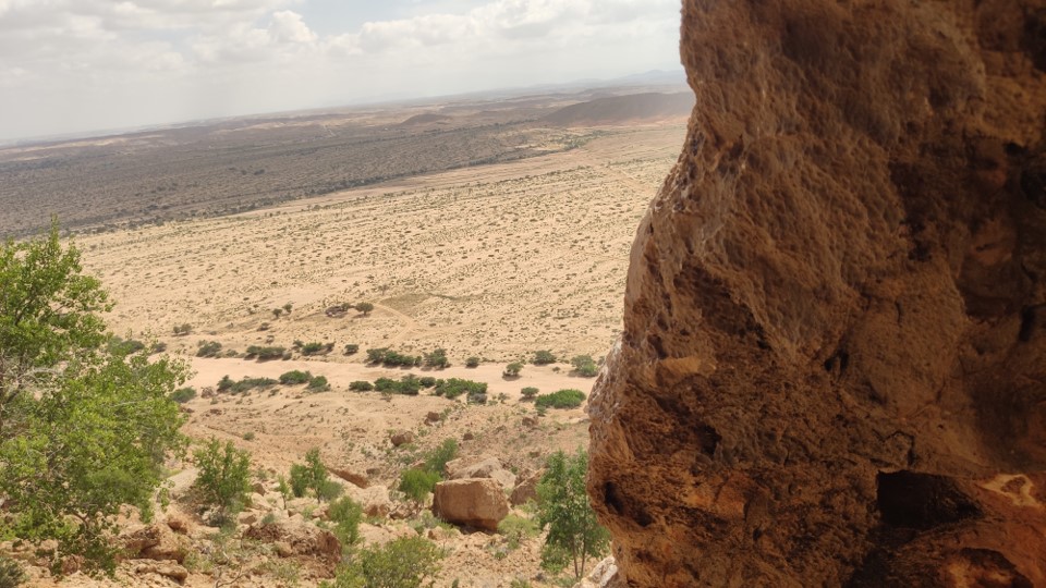 Utsikt från Mohameds grotta